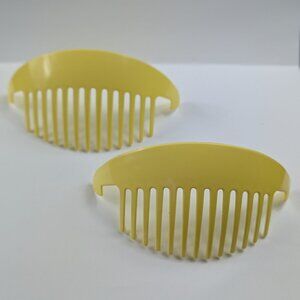 Vintage 1980s Tzers Newport Beach Plastic Hair Combs